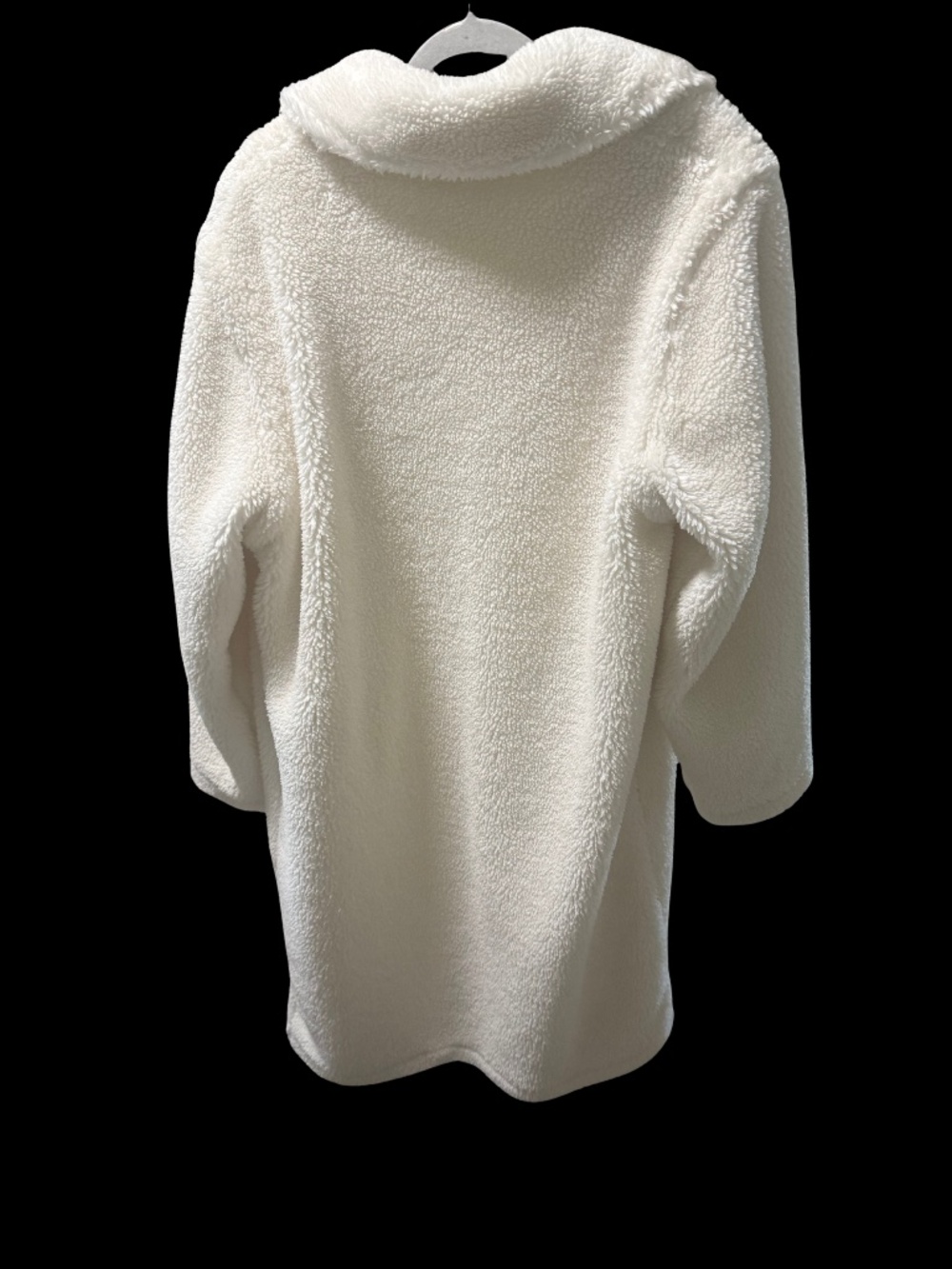 ALO Yoga SMALL white sherpa trench coat